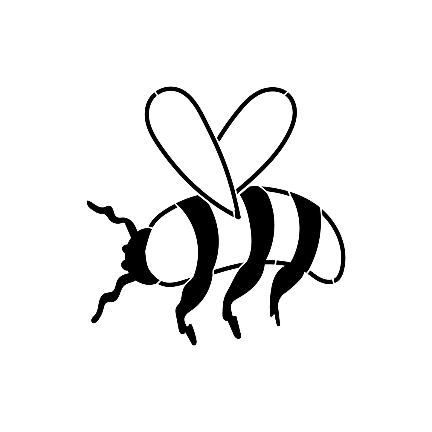 CUTE BEE STENCIL