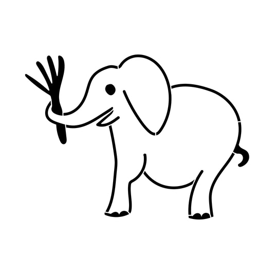 ELEPHANT STENCIL FOR PAINTING