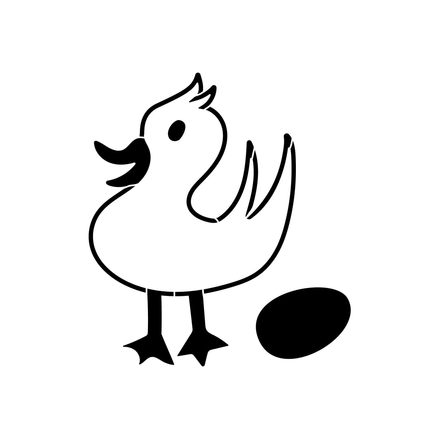 DUCK, FARMHOUSE STENCIL FOR PAINTING