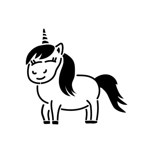 Unicorn Stencil For Painting